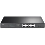 TP-LINK JetStream TL-SG1218MPE 18-portno gigabitno (16x PoE+) RJ45 2x Gigabit SFP Easy Smart mrežno stikalo