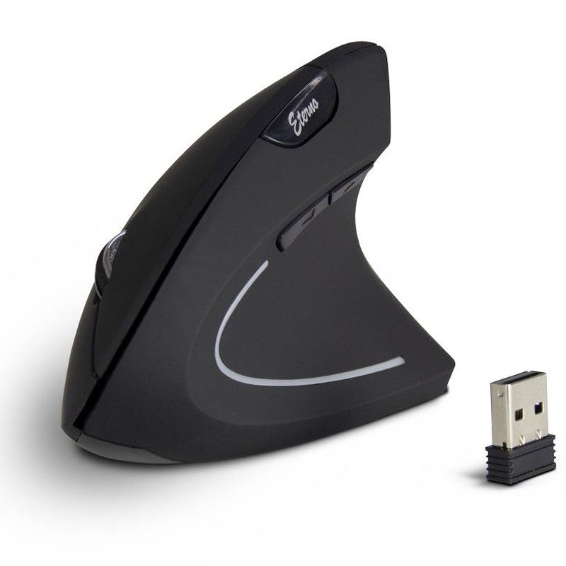 INTER-TECH Eterno KM-206R USB brezžična optična vertikalna miška za desničarje