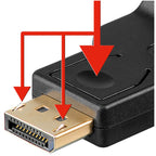 GOOBAY DisplayPort na VGA črn adapter
