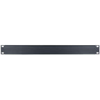 INTELLINET 19"1U črn slepi panel