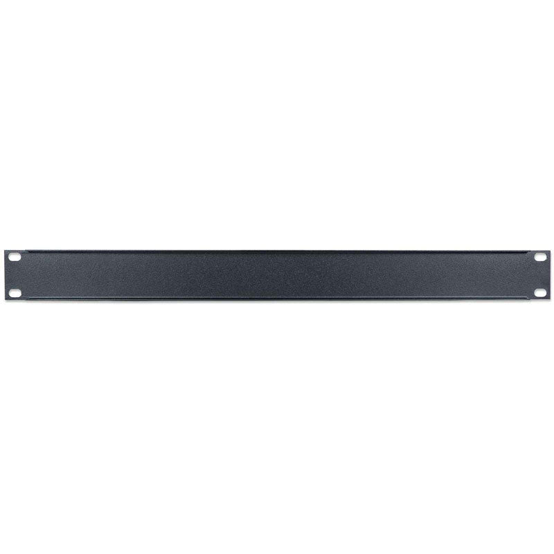 INTELLINET 19"1U črn slepi panel