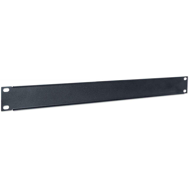 INTELLINET 19"1U črn slepi panel