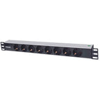 INTELLINET 19" Rackmount 1U 1,8m LED indikator 8 vtičnic za omrežno omaro razdelilec