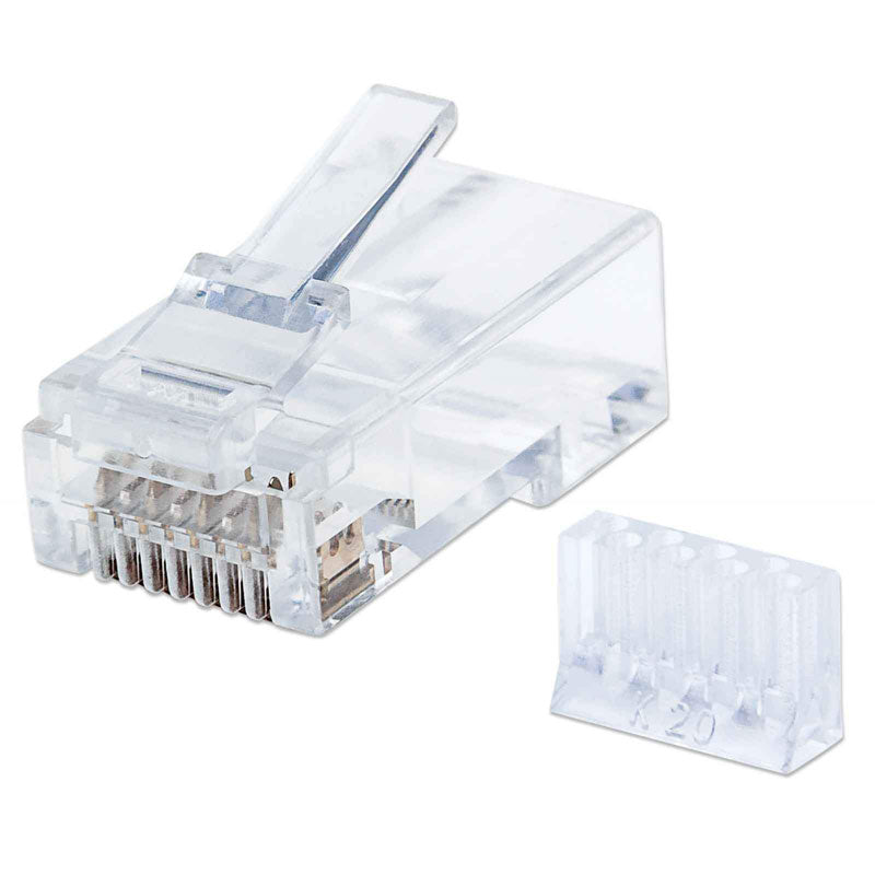 INTELLINET 90 kosov Cat6 RJ45 UTP 3-točkovni modularni konektorji