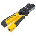 INTELLINET Universal 2-in-1 (RJ45, RJ11, RJ12, RJ22) Modular Connector Crimping Tool