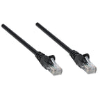 INTELLINET CAT5e UTP 0,5m črn mrežni priključni patch kabel