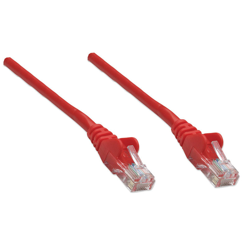 INTELLINET CAT5e UTP 0,5m rdeči mrežni priključni patch kabel