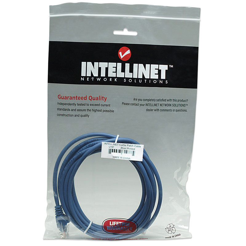 INTELLINET CAT5e UTP 1m moderen mrežni priključni patch kabel