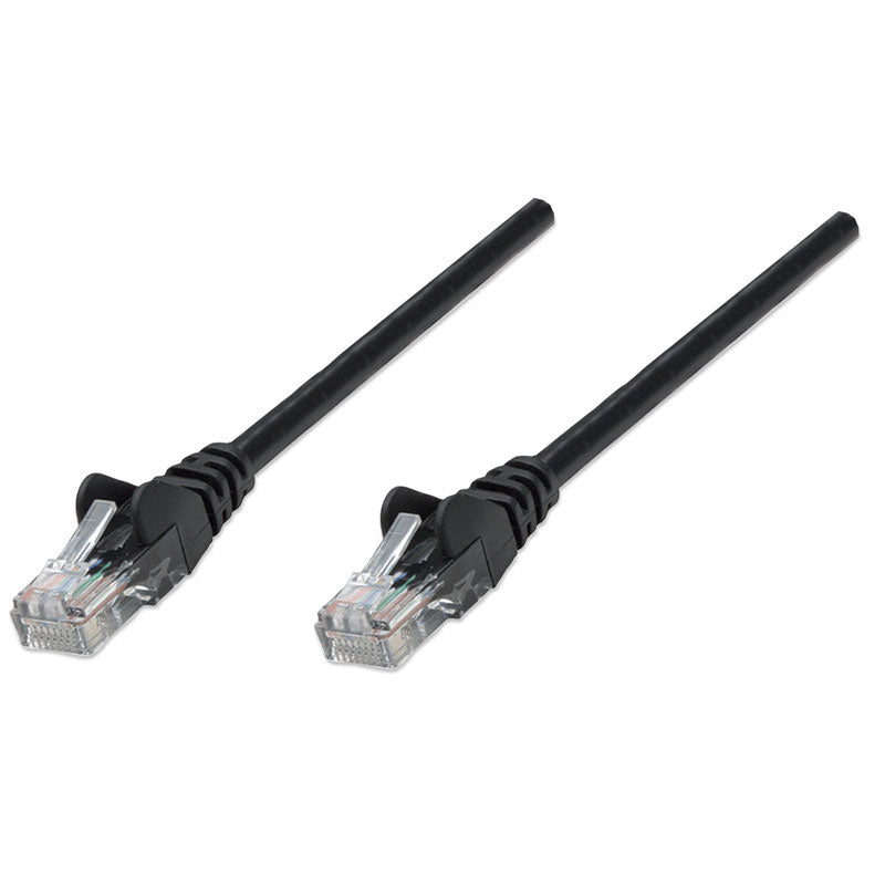 INTELLINET CAT5e UTP 1,5m črni mrežni priključni patch kabel