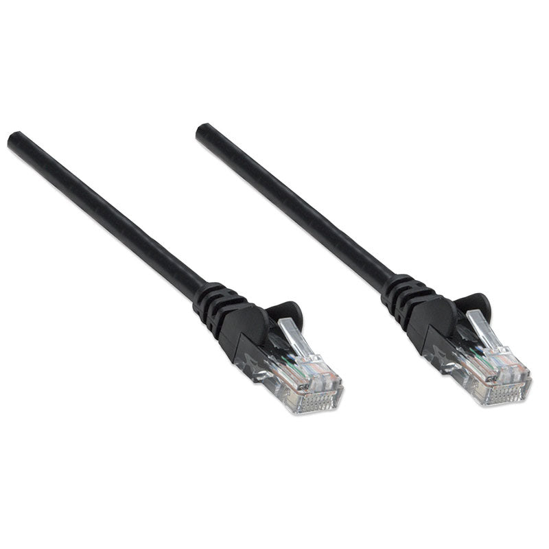 INTELLINET CAT5e UTP 1,5m črni mrežni priključni patch kabel