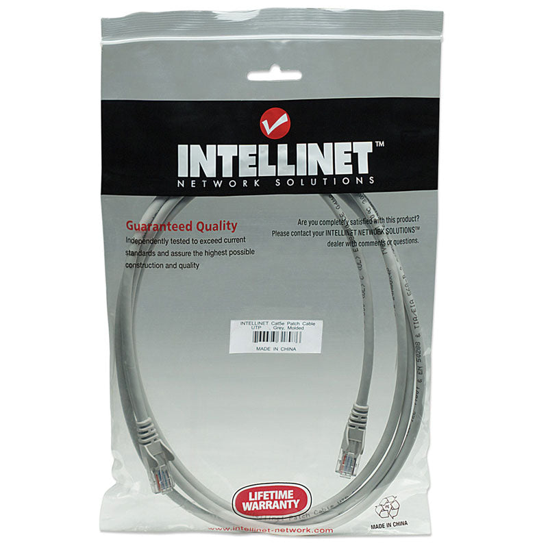 INTELLINET CAT5e UTP 5m siv mrežni priključni patch kabel