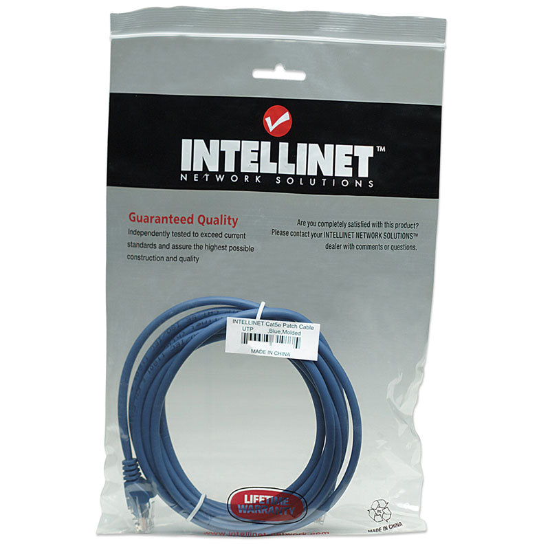 INTELLINET CAT5e UTP 5m moderen mrežni priključni patch kabel