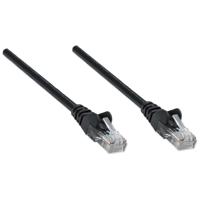 INTELLINET CAT5e UTP 10m črn mrežni priključni patch kabel