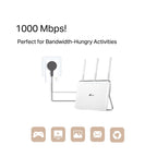TP-LINK TL-PA7017P KIT AV1000 powerline starter kit adapter