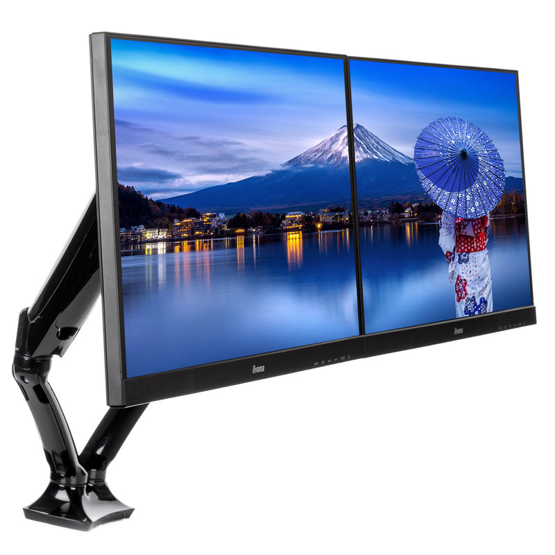 IIYAMA DS3002C-B1 za 2 monitorja do 27'' namizni nosilec