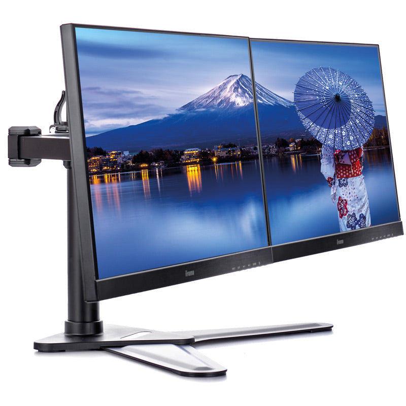 IIYAMA DS1002D-B1 za 2 monitorja do 30'' namizni nosilec