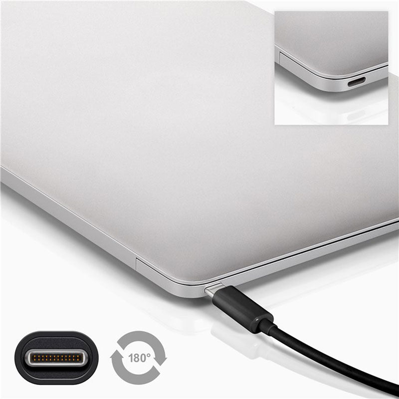 GOOBAY USB-C (M) na USB A (Ž) (USB 3.0) 0,2 m črn polnilni in sync kabel