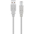 GOOBAY USB 2.0 (M) na USB 2.0 M (tip B) 1,8 m sivi kabel