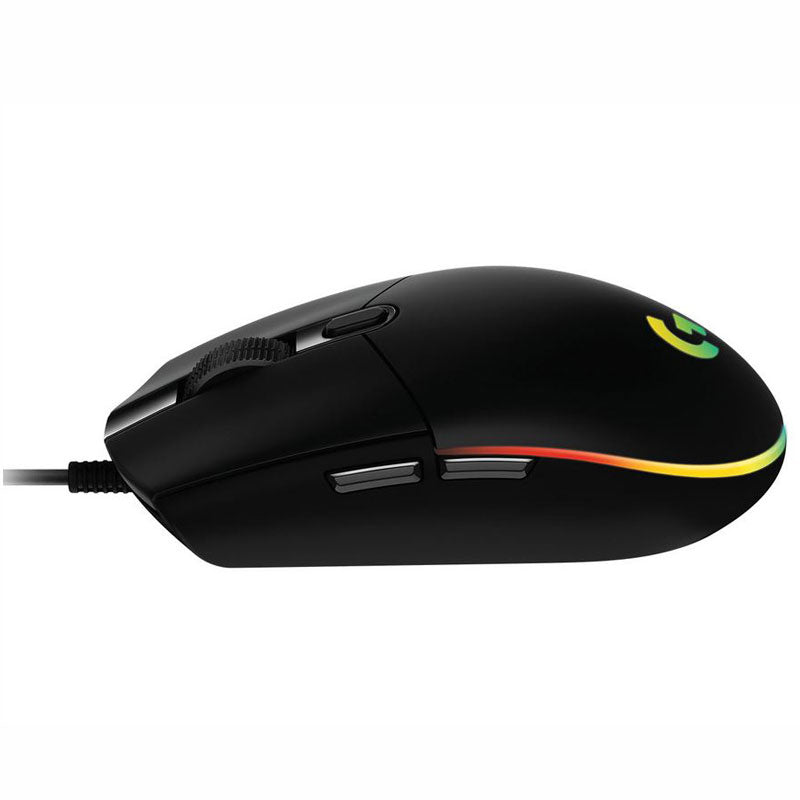 LOGITECH G102 LIGHTSYNC gaming optična črna miška