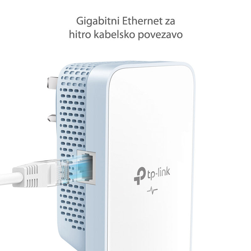 TP-LINK TL-WPA7517 AV1000 KIT (TL-WPA7517 & TL-PA7017) Gigabit Powerline AC brezžični komplet ojačevalcev extender