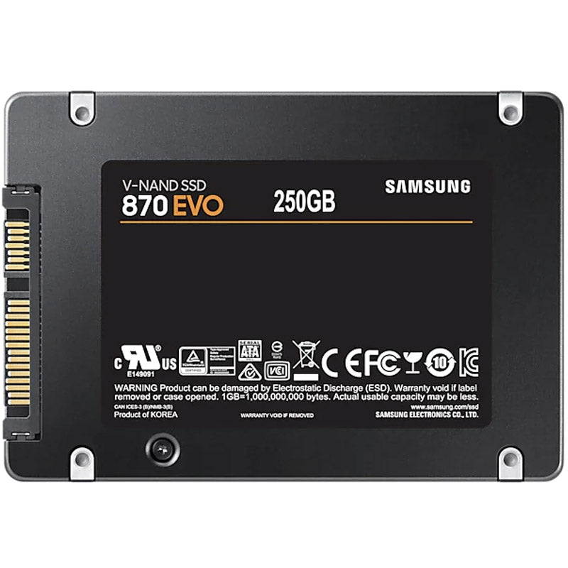 SAMSUNG 870 EVO 250GB 2,5" SATA3 MZ-77E250B/EU SSD