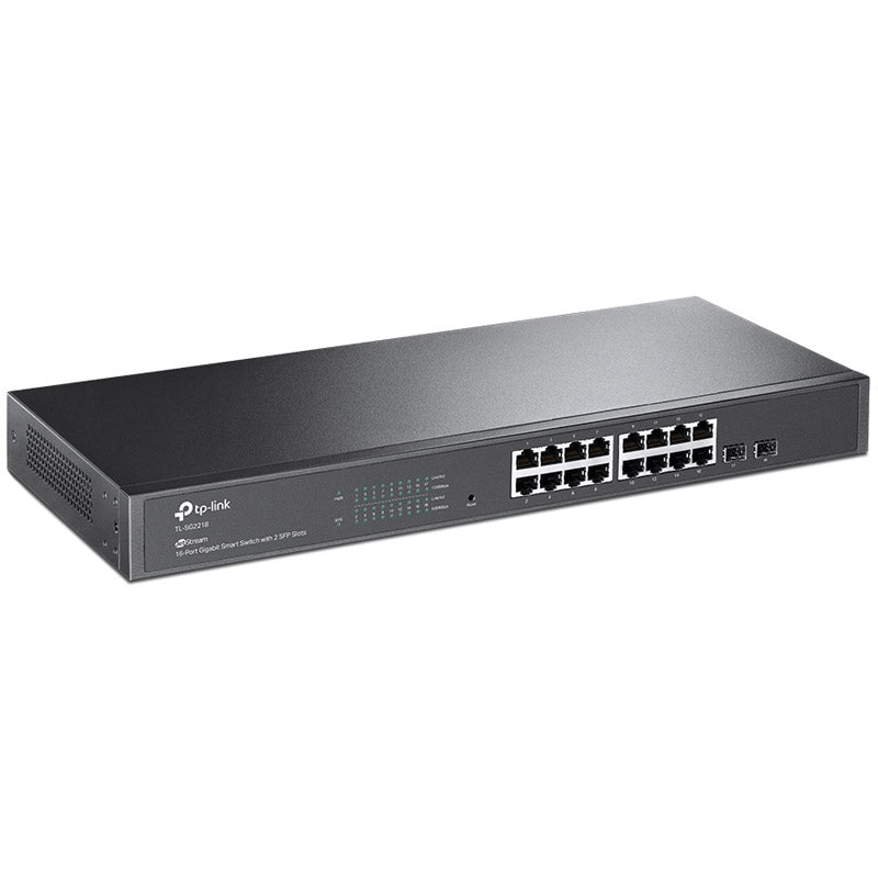 TP-LINK JetStream TL-SG2218 18-vratno 16x Gigabit RJ45 2x Gigabit SFP pametno mrežno stikalo