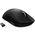 LOGITECH G PRO X Superlight brezžična optična igralna miška s senzorjem, črna
