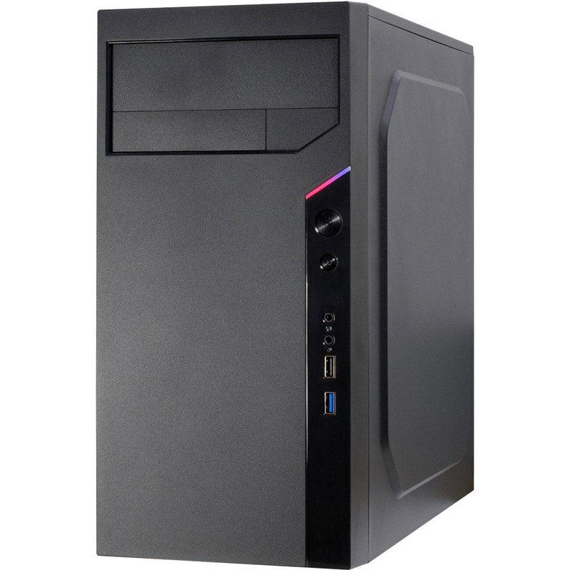 INTER-TECH 6505 RETO microATX črno ohišje
