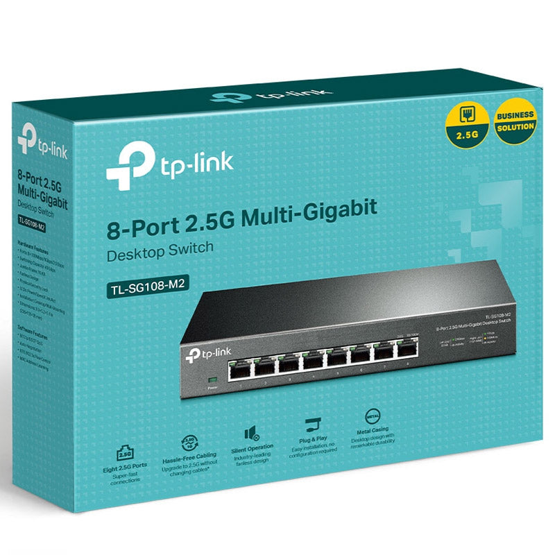 TP-LINK TL-SG108-M2 8-port 2,5G/gigabit mrežno stikalo-switch