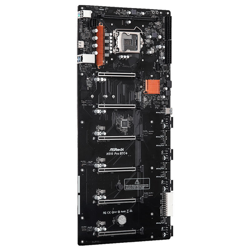 ASROCK H510 Pro BTC+ DDR4 32GB LGA1200 (90-MXBGL0-A0UAYZ) rudarska matična plošča ATX