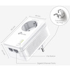 TP-LINK TL-PA7027P KIT AV1000 powerline starter kit adapter