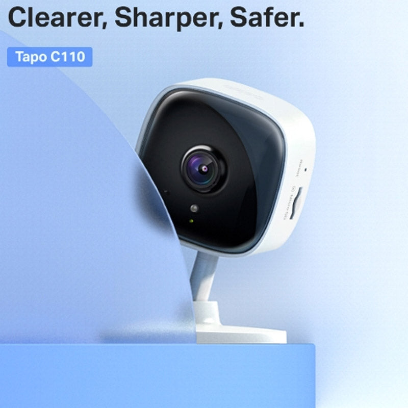 TP-LINK Tapo C110 3MP FHD dnevna/nočna Wi-Fi bela nadzorna kamera