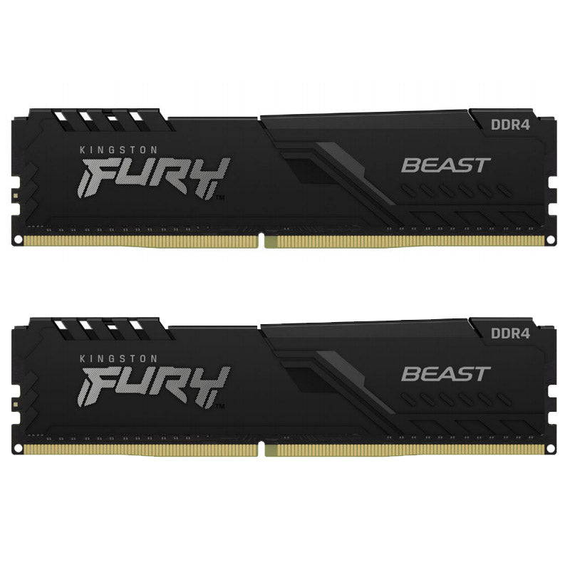 KINGSTON Fury Beast 64 GB (2x32 GB) 3200 MHz DDR4 CL16 KF432C16BBK2/64 pomnilnik RAM