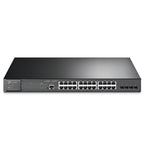 TP-LINK Omada SG3428MP 28-portno 24x Gigabit PoE+ RJ45 4x Gigabit SFP L2 upravljano mrežno stikalo