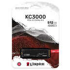 KINGSTON KC3000 512GB M.2 PCIe NVMe SSD SKC3000S/512G