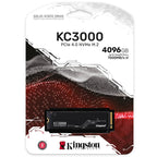 KINGSTON KC3000 4TB M.2 PCIe NVMe SKC3000D/4096G SSD