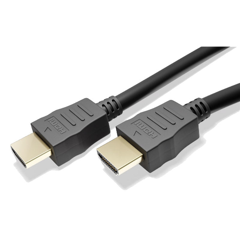 GOOBAY Ultra High Speed ​​HDMI (M/M) 2.1 8K 60Hz 0,5m z Ethernet pozlačen črn kabel