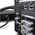 GOOBAY Ultra High Speed ​​HDMI (M/M) 2.1 8K 60Hz 0,5m z Ethernet pozlačen črn kabel