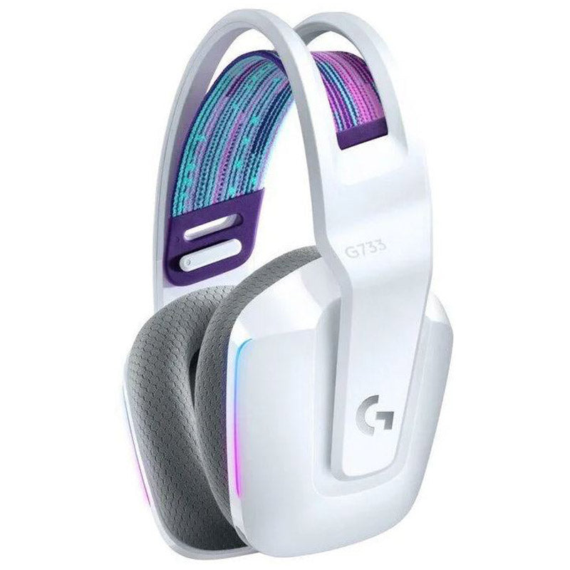LOGITECH G733 LIGHTSPEED Wireless RGB Gaming z mikrofonom bele slušalke