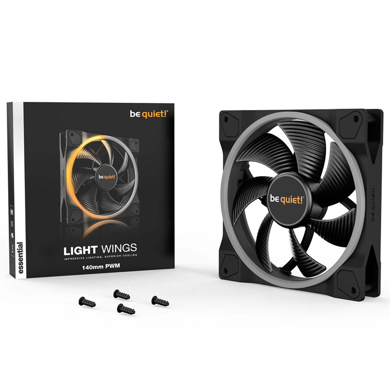 BE QUIET! LIGHT WINGS (BL074) 140 mm 4-pinski ARGB PWM ventilator