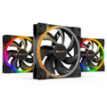 BE QUIET! LIGHT WINGS (BL078) trojno pakiranje RGB 140 mm 4-pinski PWM ventilator