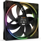 BE QUIET! LIGHT WINGS (BL078) trojno pakiranje RGB 140 mm 4-pinski PWM ventilator