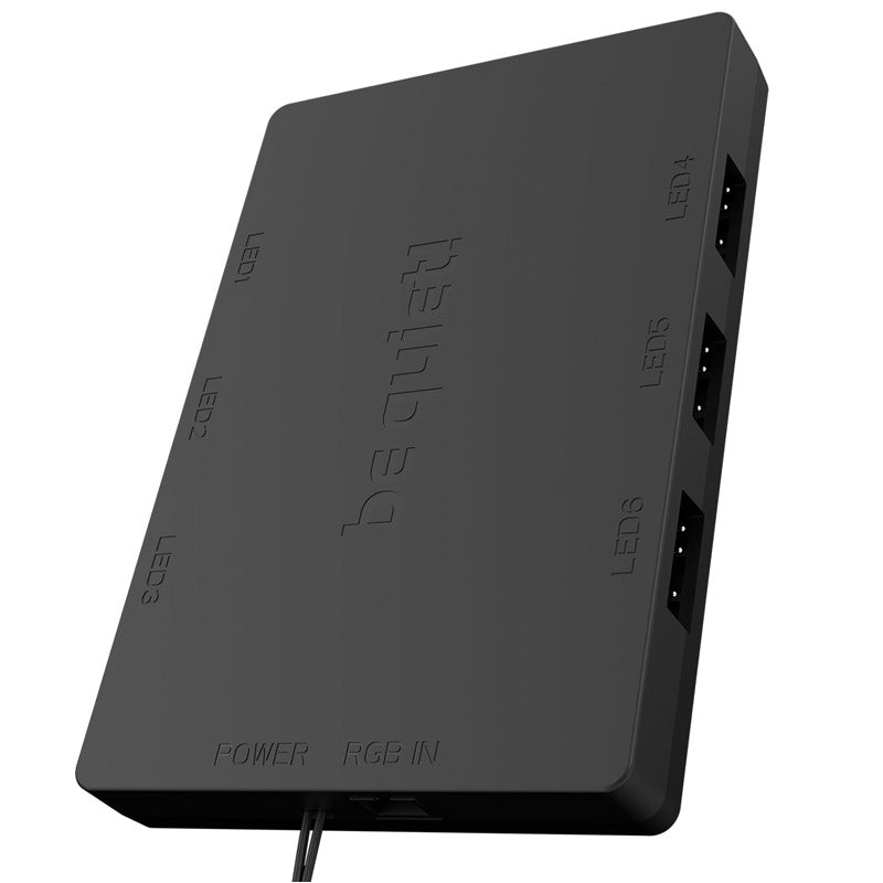 BE QUIET! LIGHT WINGS (BL078) trojno pakiranje RGB 140 mm 4-pinski PWM ventilator
