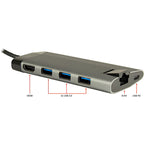 INTER-TECH GDC-802 USB-C dock priklopna postaja