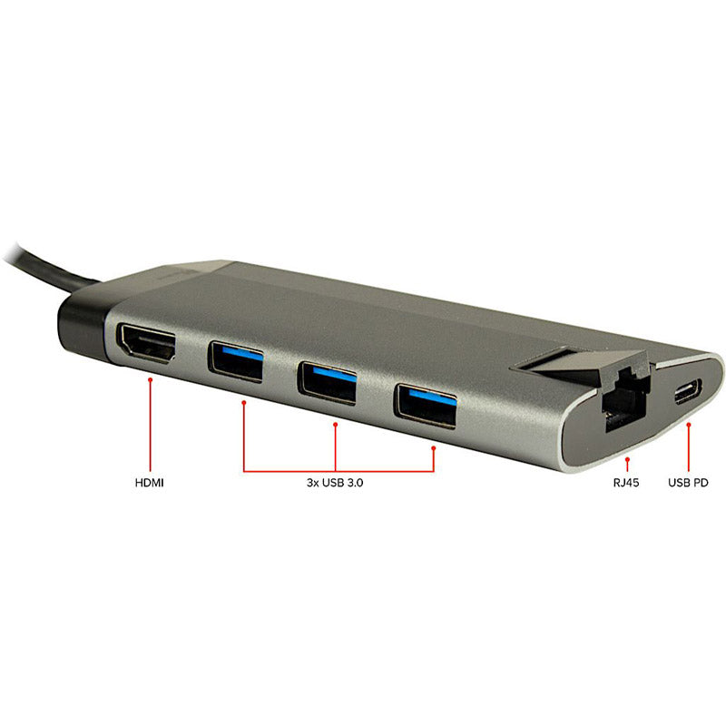 INTER-TECH GDC-802 USB-C dock priklopna postaja