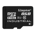 KINGSTON Industrial microSD 8GB UHS-I hitrostni razred 10, adapter, pomnilniška kartica SDCIT2/8GB