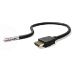 GOOBAY Ultra High Speed ​​HDMI (M/M) 2.1 8K 60Hz 1,5m z Ethernet pozlačen črn kabel