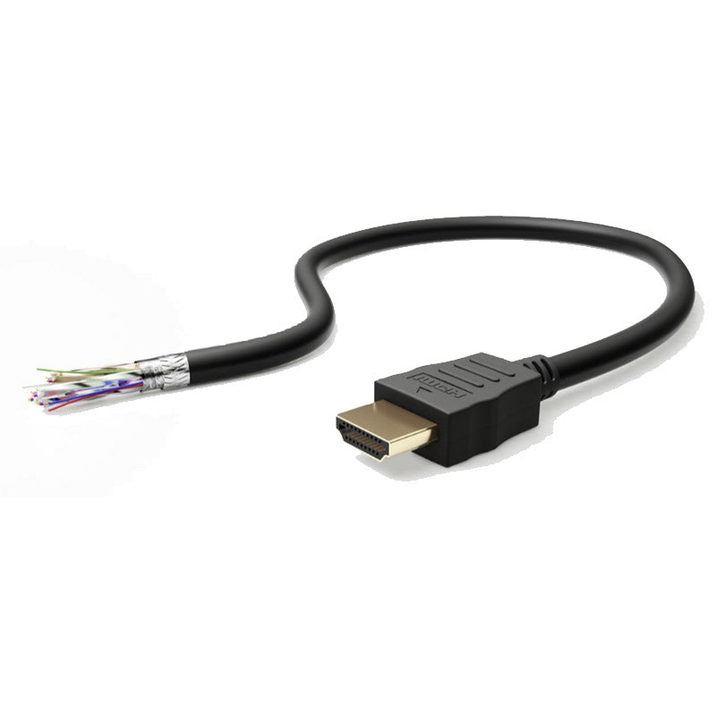 GOOBAY Ultra High Speed ​​HDMI (M/M) 2.1 8K 60Hz 1,5m z Ethernet pozlačen črn kabel