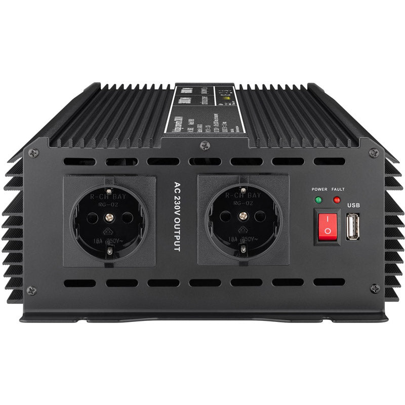 GOOBAY 12V-230V DC/AC USB-5V 3000W pretvornik inverter napajalnik