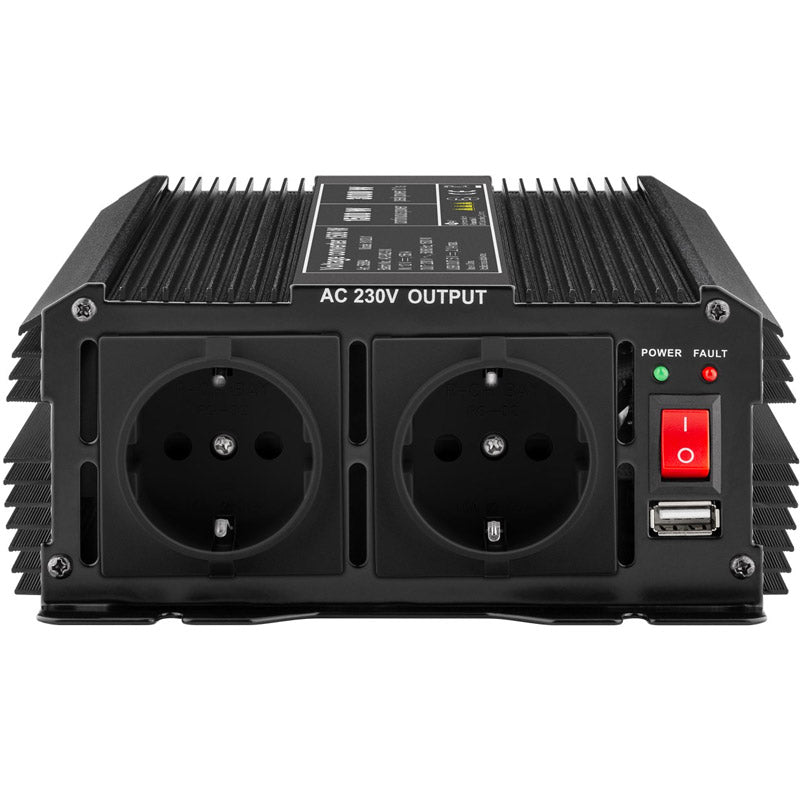 GOOBAY 12V-230V DC/AC USB-5V 1500W pretvornik inverter napajalnik